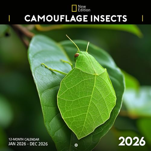 Camouflage Insects 2026 Calendar: Masters of Disguise in the Wild