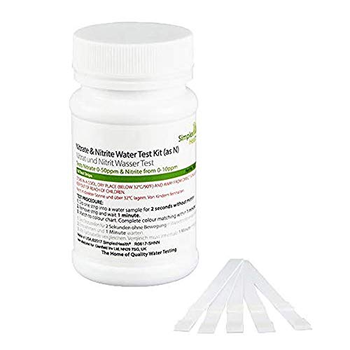 SimplexHealth Nitrates and Nitrites Water Test Strips Kit (50 test Strips)