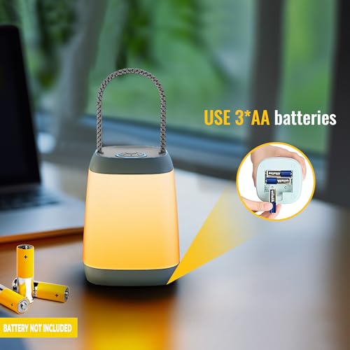 2 Pack LED Camping Lights, Battery Powered LED Camping Lantern with 3 Modes, Portable Night Light for Tent, Hiking, Emergency, Backpacking, Indoor and Outdoor Use - Image 5