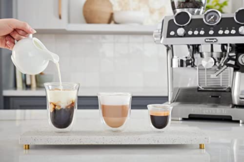 De'Longhi 5513296671 DLSC302 Delonghi Fancy Box Thermogläser, aus Glas, 1 liters , 6er-Set, transparent