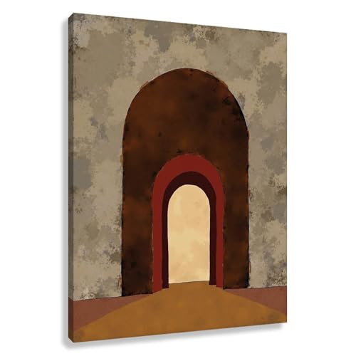 Novup Abstract Wall Art Desert Gateway Canvas Print Decor Pictures