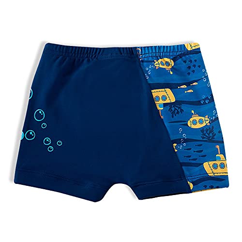 Shorts de Praia Elastano, Tip Top, Bebê Menino, Marinho, 6-12 Meses