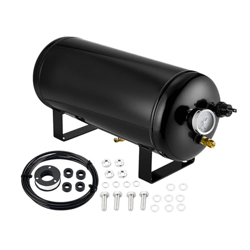 BDFHYK 2.0 Gallon Compressed Air Tank - 6 Ports with 1/4-Inc
