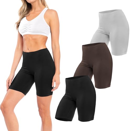 Image of Sexy Basics Womens Ultra Soft Yoga Bike Short | Stretch Boxer Briefs | Multi Packs