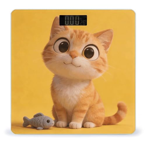 Báscula digital para baño con pantalla LED clara miniatura 1