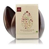 Domori Huevo de Pascua de Chocolate Negro 66% Cacao de Costa de Marfil - 15 Cm - 150 Gramos