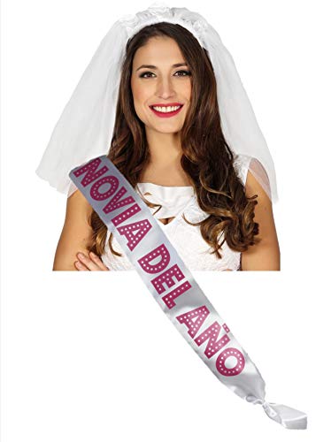 Set de Velo y banda Novia del año - Despedidas de soltera