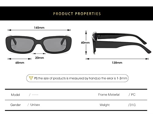 ZENYS Retro Oval Frame Men and Women Sunglasses Fashion Small Frame Decorative Sunglasses (Color : 1, Size : 1)4