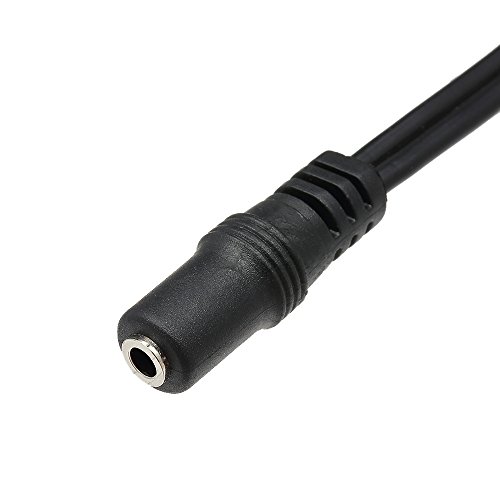 3 5mm Female to 2 Male Stereo Audio Cable Y Adapter for HDTV Headphone Amplifier - Image 3