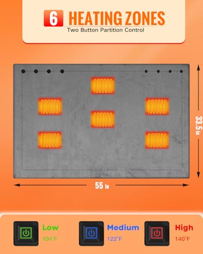 Diweez 01 Heated Blanket Battery Operated thumb #2