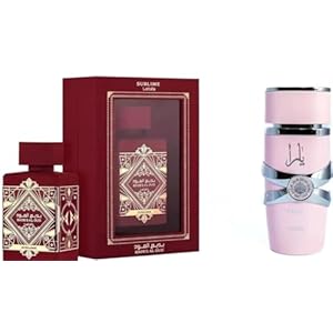 LATTAFA BADEE AL OUD SUBLIME EDP 3.4OZ& YARA EDP FOR WOMEN 3.4OZ BUNDLE