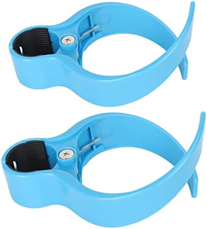 RiToEasysports Durable Blue Universal Cup Holder 2Pcs for Pipe Stroller Bus Bike Easy Installation ABS Material - 5
