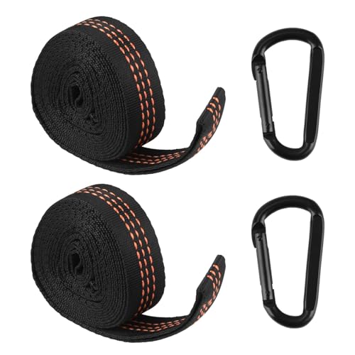 Hochwertige Hängematten Befestigungsset, 2er Pack Hängematten Aufhängung...