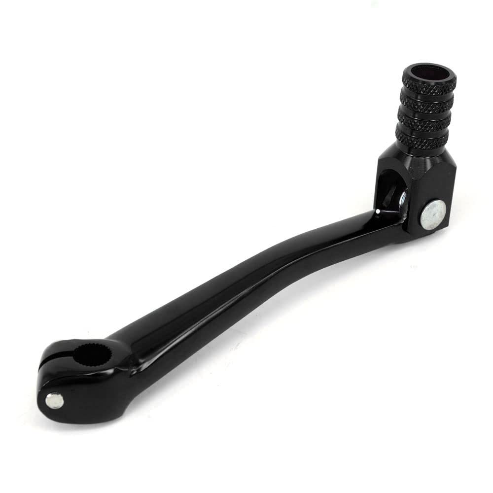 JFG RACING Palanca de cambios de motocicleta, palanca de cambios plegable de aluminio CNC para CRF 50 70 XR50 TTR50 110CC 125CC 140CC 150CC 160CC Dirt Pit Bike ATV - Negro