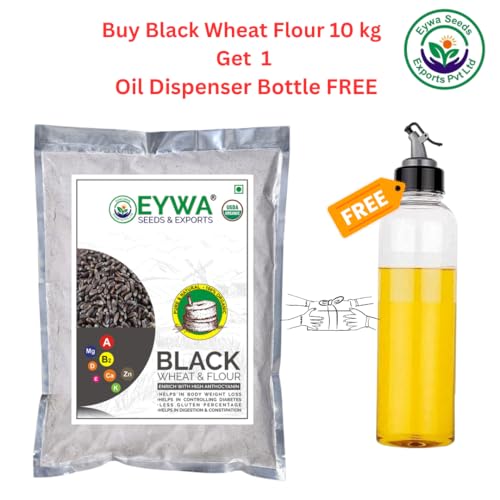 Image of Eywa Seeds & Exports Pvt Ltd Organic Black Wheat Flour (10 Kg) For Eating And Cooking | Kale Gehu Ka Atta | Produce Of India From Organic Farms