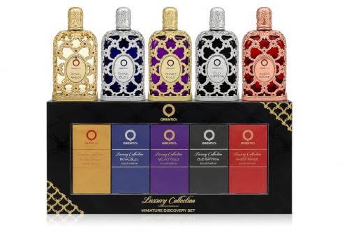 Orientica Luxury Miniature 5 Pc Perfume Discovery Set (7.5ml x5)