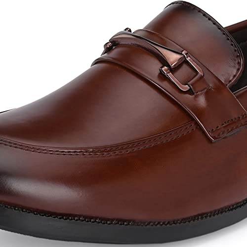 Image of Centrino Mens Loafers |Men's Loafer Shoes | Premium Rubber Sole for Slip-Resistance | Comfortable, Versatile Design for Casual and Formal Wear | Ideal for Everyday Comfort and Style (19267)