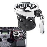 Cakievro Goldwing GL1800 Porte gobelet pour guidon de moto Honda Gold Wing GL 1800 Trike 2001 2021 F6B 2013 21 Argenté