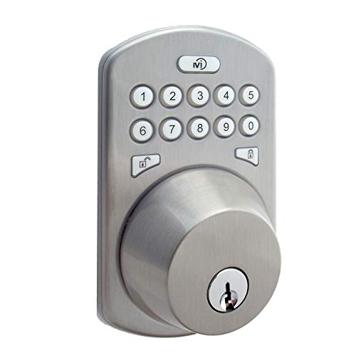 Milocks Cf-02Sn Titan Deadbolt, Satin Nickle #TOP27