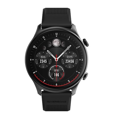 RIVERSONG Motive 7C Round Smart watch BLACK price in Egypt