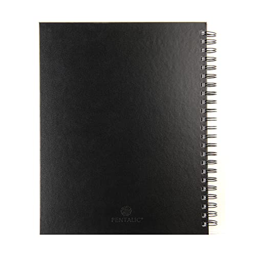 Pentalic T115:24 Sketch Book, Wirebound, 9-Inch By 12-Inch #TOP5