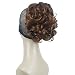 Aimole 6" Short Curly Synthetic Ponytail Clip in Claw Extensions 80g with a jaw/claw clip(6TR)