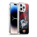 Head Case Designs Licenza Ufficiale Naruto Shippuden Sasuke e Itachi Arte Chiave Custodia in Gel [Protezione di Grado Militare] Compatibile con Apple iPhone 14 PRO Max E Compatibile con MagSafe