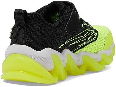 Skechers Kids Boy's Mega-Surge-Nezco Sneaker, Black/Yellow, 1 Little Kid | Image 4