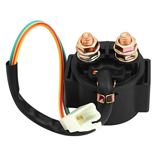 LRLLX Starter Solenoid Relay for GY6 4-Stroke Engine 50cc 70cc 90cc 100cc 150cc 200cc 250cc Dirt Bikes ATV Scooters Go Kart Dne Buggys Quad Pit Bike Moped Roketa SSR Taotao Sunl Coolster