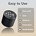 Portable Sound Machine Mini White Noise Machine with 30 Soothing Sounds for Newborn Kids Adults Rechargeable Sleep Brown Noise Machine with 4 Timers Memory Function for Travel Camping Home and Office