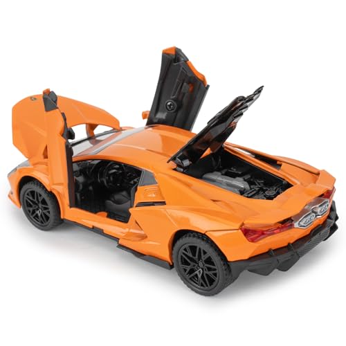 BDTCTK Auto a escala 1:32 compatible Lamborghini Aventador miniatura 6