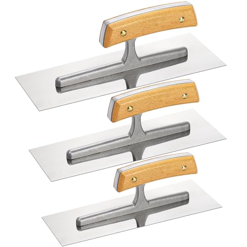 Peohud Flat Drywall Trowel Set (3 Pieces)