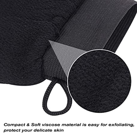 Scrubbing Exfoliator Mitt for Super Smooth Skin and Self Tanner Prep