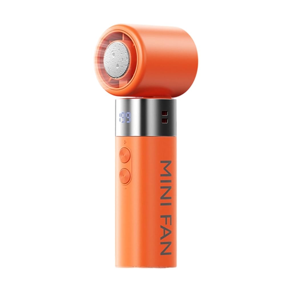 Ventilador de mano silencioso de 100 velocidades, mini ventilador de escritorio recargable por USB, ventilador de mesa para interiores, oficina, viajes, regalo de vacaciones