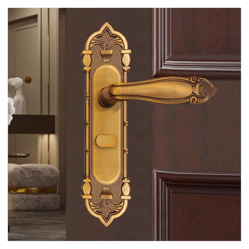 Serrure de porte intérieure silencieuse pour chambre à coucher