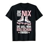 Rollschuhe Roller Girl Retro Rollschuh Mädchen T-Shirt