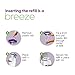 Litter Genie Ultimate Cat Litter Disposal System Refills, Lock Away Odors, Purple ,12 Cartridges
