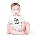 AW Fashions My Siblings Have Paws Baby Bodysuit Cute Newborn Girl Outfits Coming Home Outfit Boy Romper (Newborn, White)