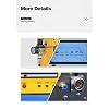 US Stock Digital Control Pneumatic Dot Peen Marking Machine Metal Engraving Machine Pneumatic Marking Machine 8040mm Field for Letters, Serial Numbers, VIN Code, Chassis Number, Date, Graphics,etc.