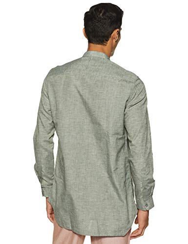 Image of Integriti Men's Cotton Solid Regular Kurta