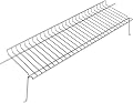 22 7/10" Grill Warming Rack for Charbroil Performance 4 Burner Grill 463342119 463342119 463332718 463376217 463376117, Swing Away Grid for Charbroil Grill Replacement Parts G470-0001-W1