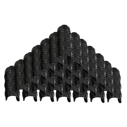 BAZEITFLOW 30 Piezas Clips Duraderos para Estructura de Invernadero Fijación Resistente para Película y Malla Accesorios de Policarbonato para Jardín