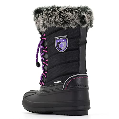 Nova Mountain Little Kid's Winter Snow Boots4