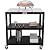 Feasto 3-Shelf Grill Table, Outdoor Pizza Oven Table Grill Cart with Wheels, Large 304 Stainless Steel Outdoor Prep Table Pizza Oven Stand for Grill, Metal Cart on Wheels for for Ooni, Blackstone