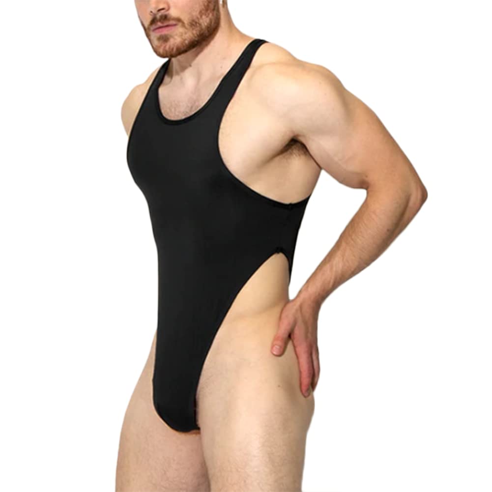 Hommes Sexy Wrestling Singlet Bodysuit Débardeur String Justaucorps Lingerie