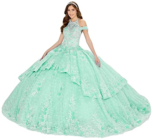 Robe douce 16 aqua dos nu TSxuelian pour briller au bal