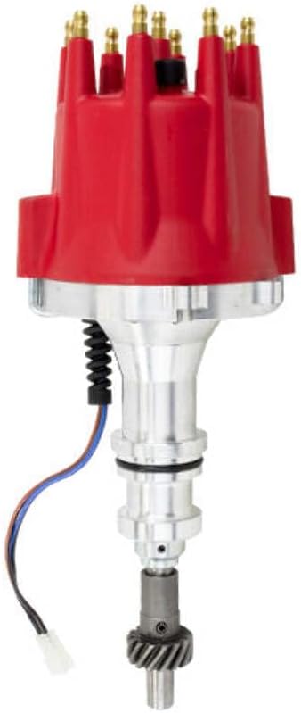 Top Street Performance JM7610R Pro Series Pro Billet Electronic Distributor with Red Cap