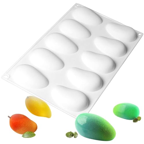 OCPO KITCHEN Mango Silicone Mold for Baking Mousse Cake, Fruit
