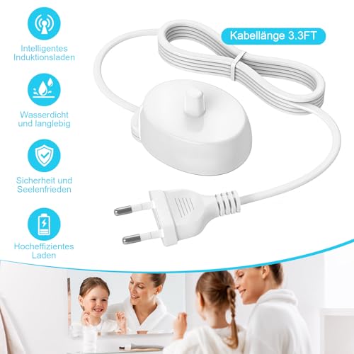 Miniatura 2 de Cargador Modelo 3757 Para Cepillos Eléctricos Oral B, Cargador De Repuesto Para Cepillo De Dientes Eléctrico Oral B - Para Oral B Genius 8500 8900 9000n, Smart 4 4500 5 5000n 6 6000n, Io6 Io5 Io4 Io3