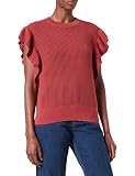 edc by ESPRIT Damen Pullover 042cc1i304, 805/Terracotta, S